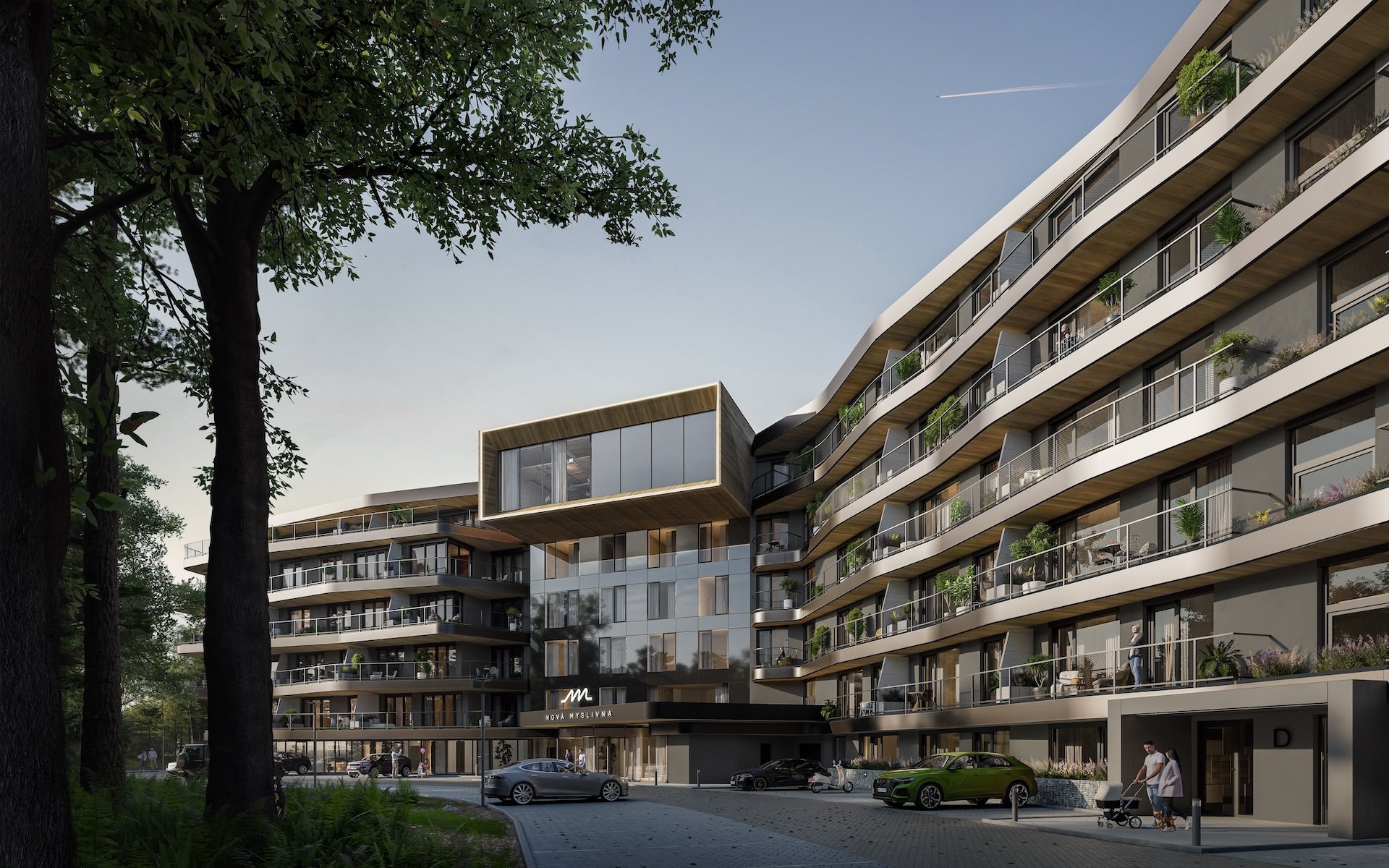 Nová Myslivna will offer premium living among the treetops