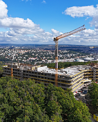 Nová Myslivna: Výstavba architektonické dominanty