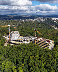 Nová Myslivna: Výstavba architektonické dominanty