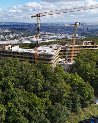 Nová Myslivna: Výstavba architektonické dominanty